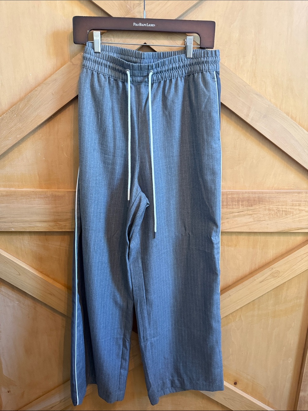 Women’s Gray Drawstring Track Pants